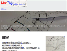 Tablet Screenshot of lietop.fi
